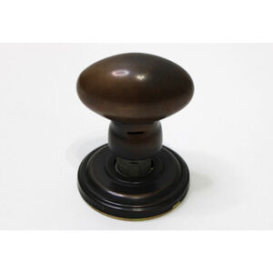 Vintage Large Single Society Brass Collection Door Pull Knob Handle Chunky 97420